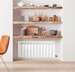 Биметаллический радиатор отопления Fondital 350/100 Alustal Plus 6 секций