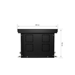 Внутрипольный конвектор Royal Thermo Atrium 150/200/2700-DG-U-BL