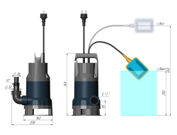 Дренажный насос Unipump Vort 401 PW