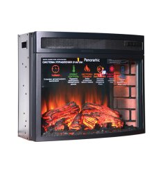 Каминокомплект Interflame Экстер сланец венге с очагом Panoramic 06 25 LED FX